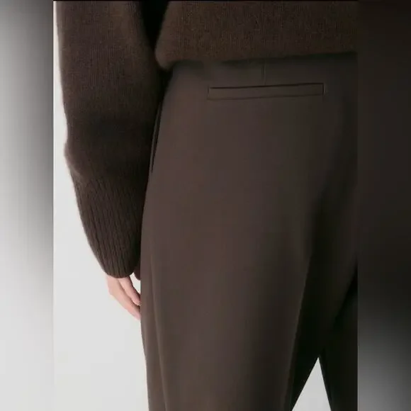 NWT Aritzia The Effortless Pants Size 0 (estimated) in Rich Mocha Brown - Picture 6 of 15